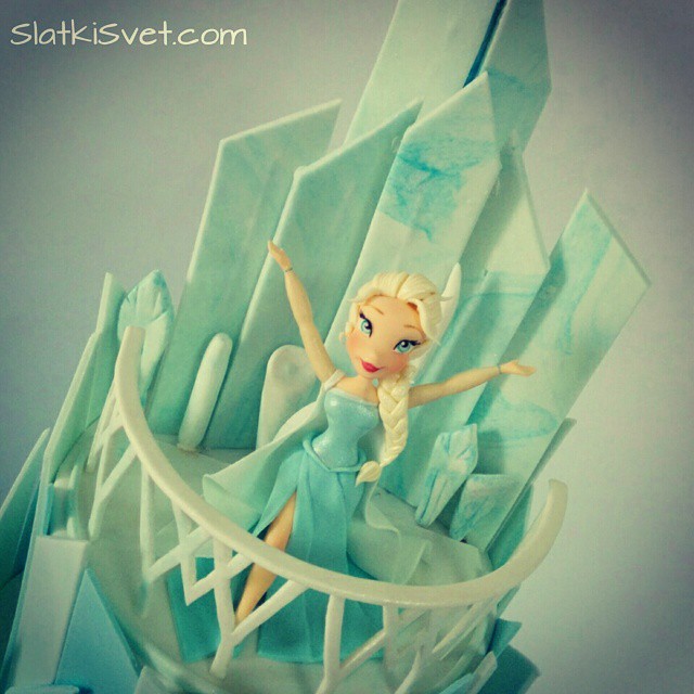 Torta ledeno kraljevstvo frozen 2016 003