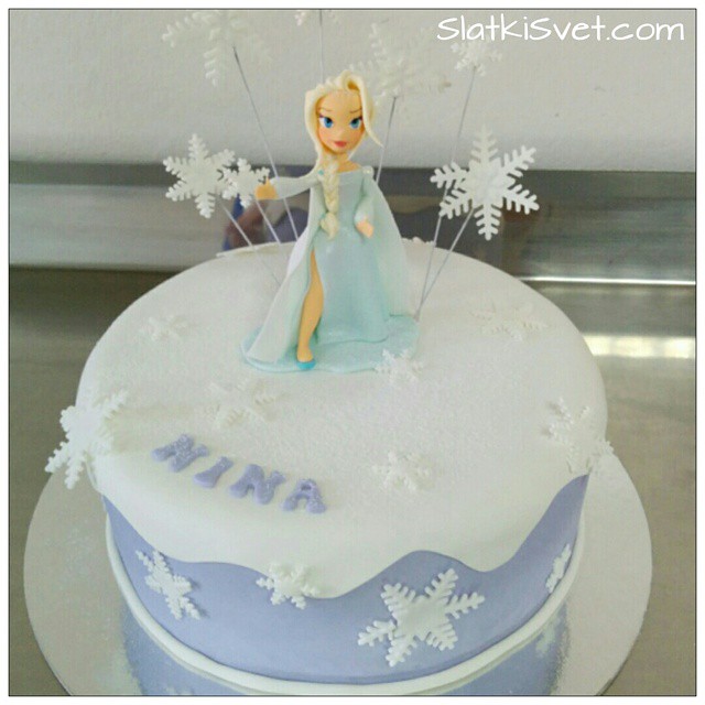 Torta frozen ledenokraljevstvo frozencake