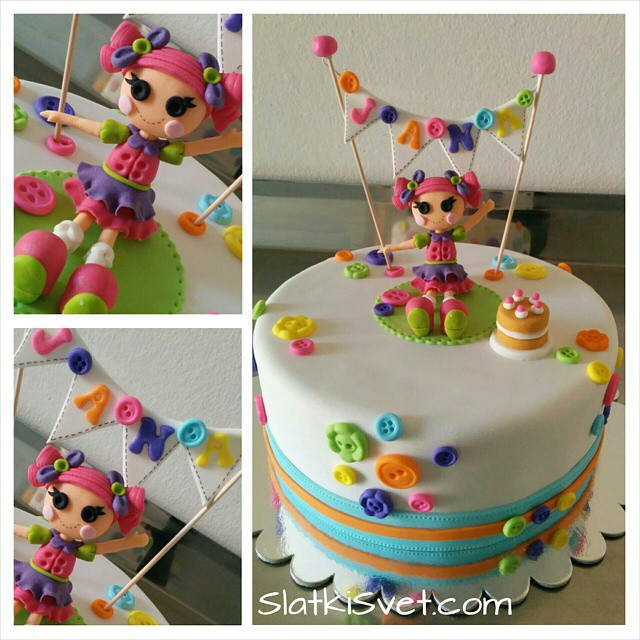 Torta lalaloopsy cake