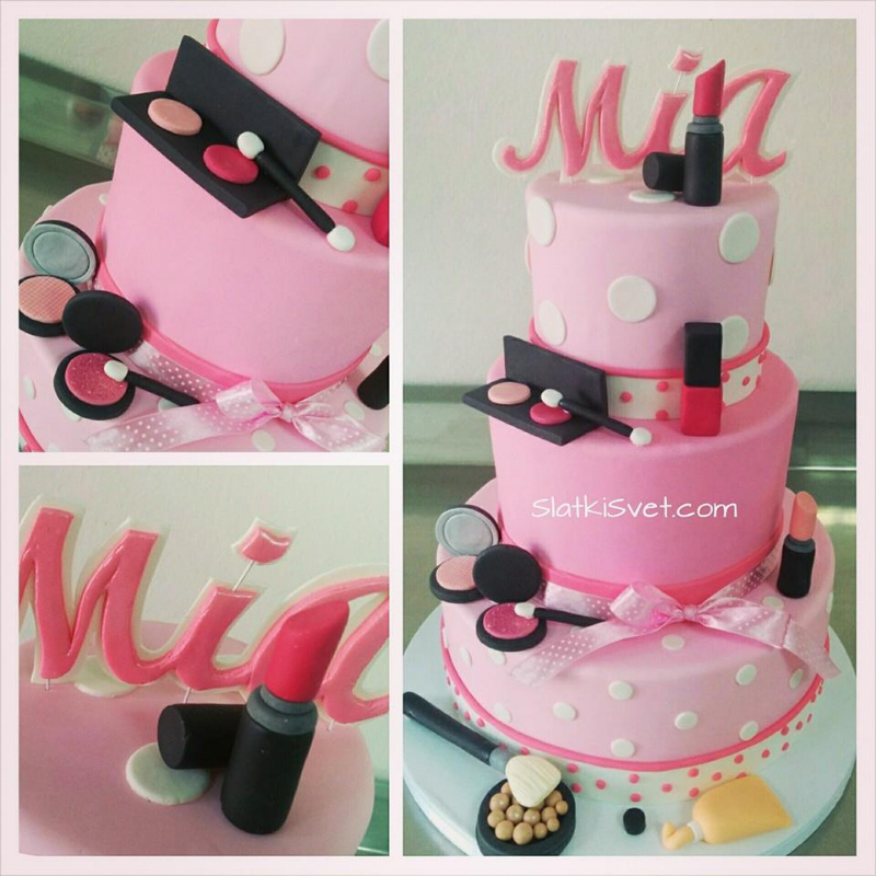 Torta sminka