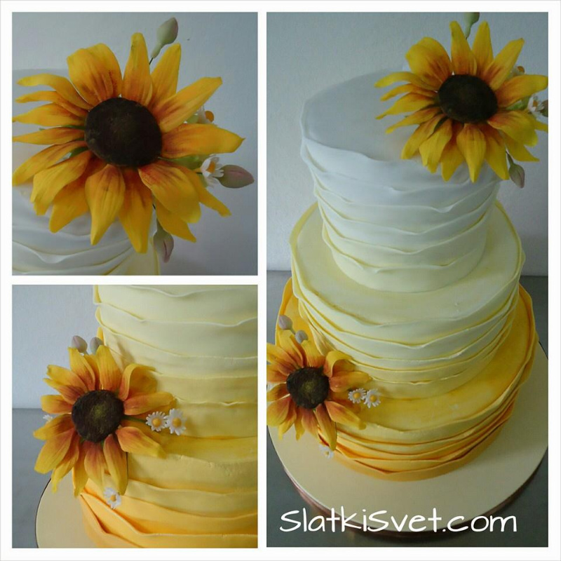 Svadbene torte novi sad beograd suncokret