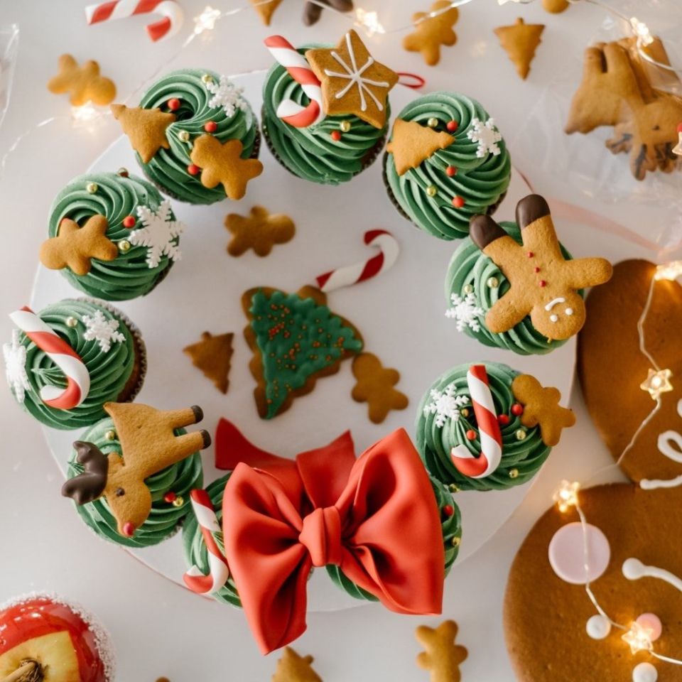 Novogodisnji cupcake beograd